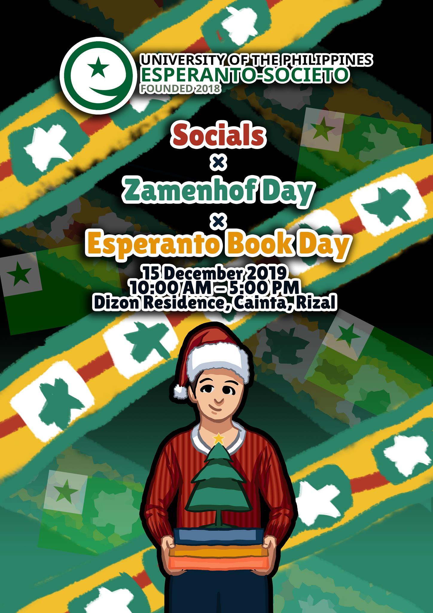 Socials x Zamenhof Day x Esperanto Book Day 2019